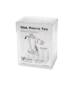 10mL Pipette Tips, Ovation, Graduated, VistaClear Box, Sterile