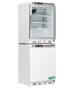 ABS Premier Combination Refrigerator/Freezer, 9 Cu.Ft Total Capacity, 2 Ext.Doors (Solid & Glass)