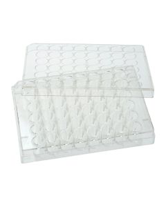 48 Well Tissue Culture Plate with Lid, Individual, Sterile