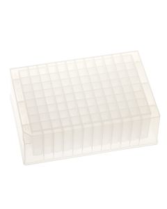 96 Deep Well Storage Plate, 2.0mL, PP, Square Well, V-Bottom, Sterile