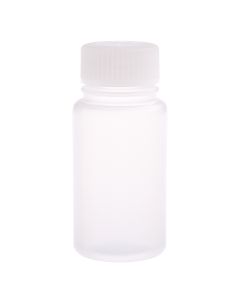 60mL Wide Mouth Bottle, Round, PP, Non-sterile