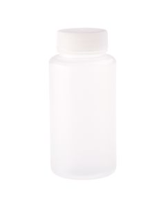 250mL Wide Mouth Bottle, Round, PP, Non-sterile