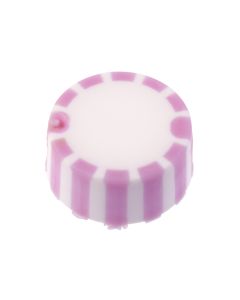 CAP ONLY, Screw Top Micro Tube Cap, Grip Cap With Integrated O-Ring, Purple, Non-sterile