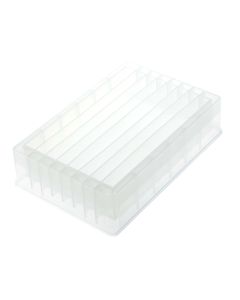 Multiple Cavity Reagent Reservoir, 8 Well, Trough Bottom, PP, Sterile
