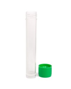 12mL Transport Tube, Green Cap - Bag, Sterile (Tubes and Caps Packed Separately)