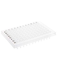 96 Well PCR Plate, Half Skirt, Clear, 0.2mL