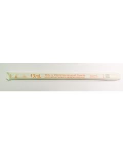 Serological Pipet, 10mL, Individually Wrapped, 1/10 Divisions, Orange Band, Sterile, 50/bag, (200/CS)
