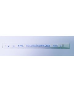 Serological Pipet, 5mL, Individually Wrapped, 1/10 Divisions, Blue Band, Sterile, 50/bag, (200/CS)